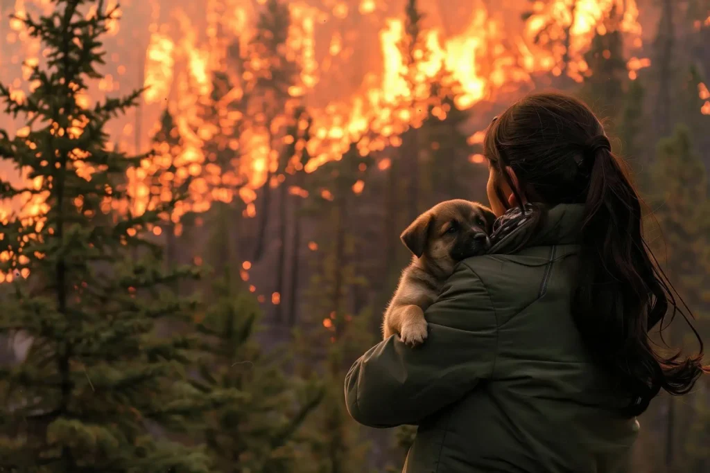 wildfire safety tips for pets